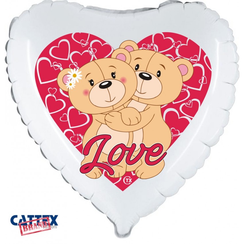 Palloncini Decorati CTX+ - Love Orsetti (18”)